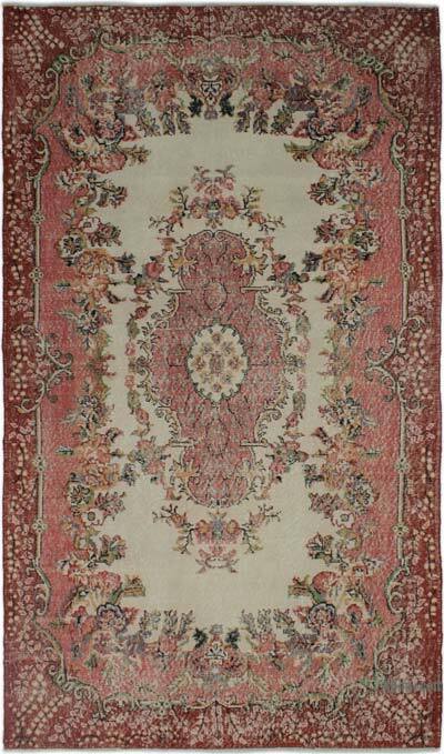 El Dokuma Vintage Halı - 160 cm x 277 cm