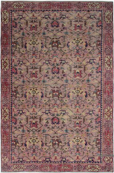 Vintage Turkish Hand-Knotted Rug - 5' 10" x 9' 1" (70" x 109")