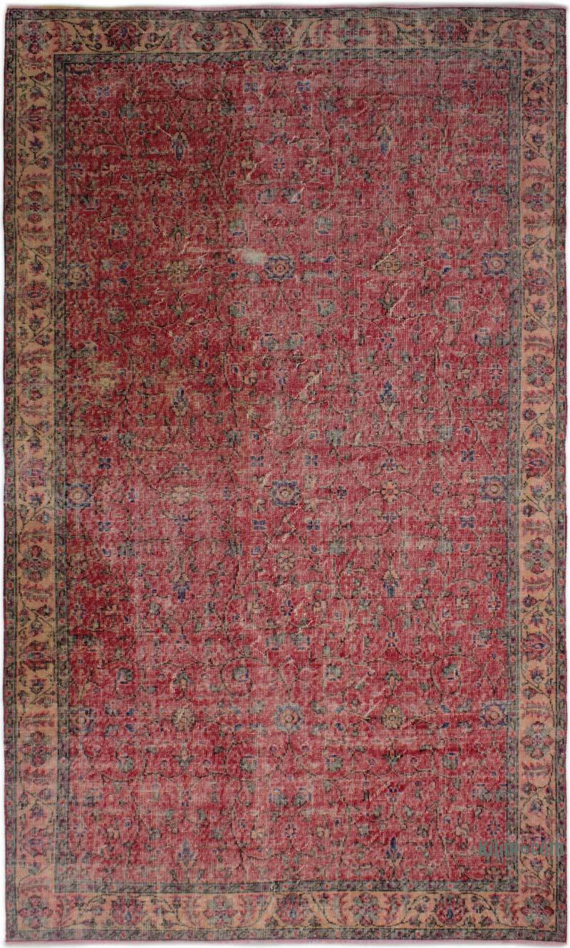 Alfombra Vintage Turca Anudada a Mano - 163 cm x 279 cm - K0083119