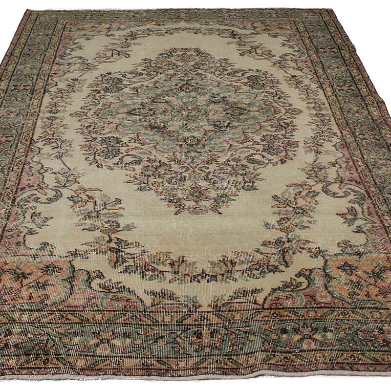 El Dokuma Vintage Halı - 179 cm x 271 cm - K0083120