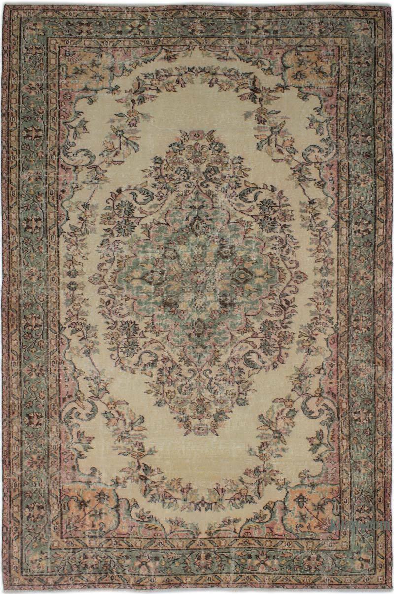 El Dokuma Vintage Halı - 179 cm x 271 cm - K0083120
