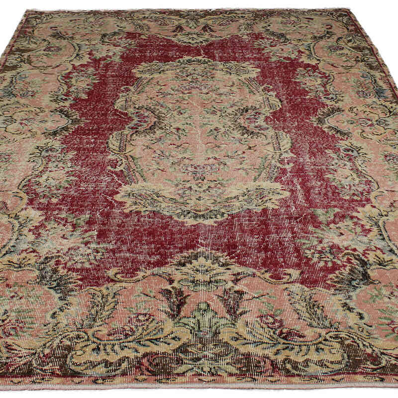 Vintage Turkish Hand-Knotted Rug - 6' 4" x 9' 5" (76" x 113") - K0083122
