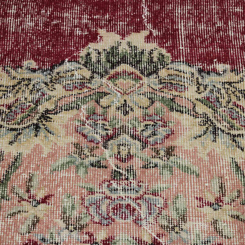 Vintage Turkish Hand-Knotted Rug - 6' 4" x 9' 5" (76" x 113") - K0083122