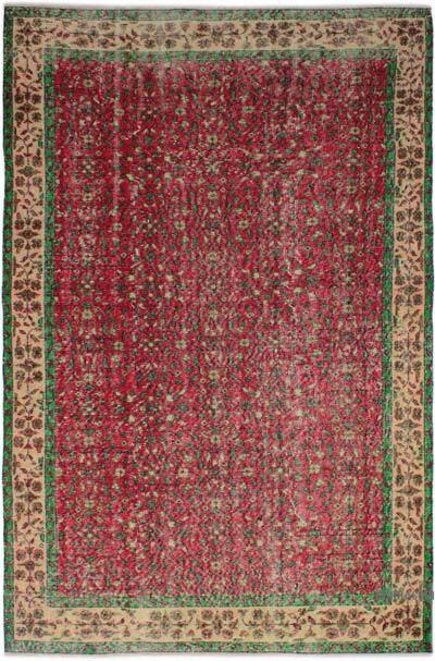 Alfombra Vintage Turca Anudada a Mano - 161 cm x 250 cm