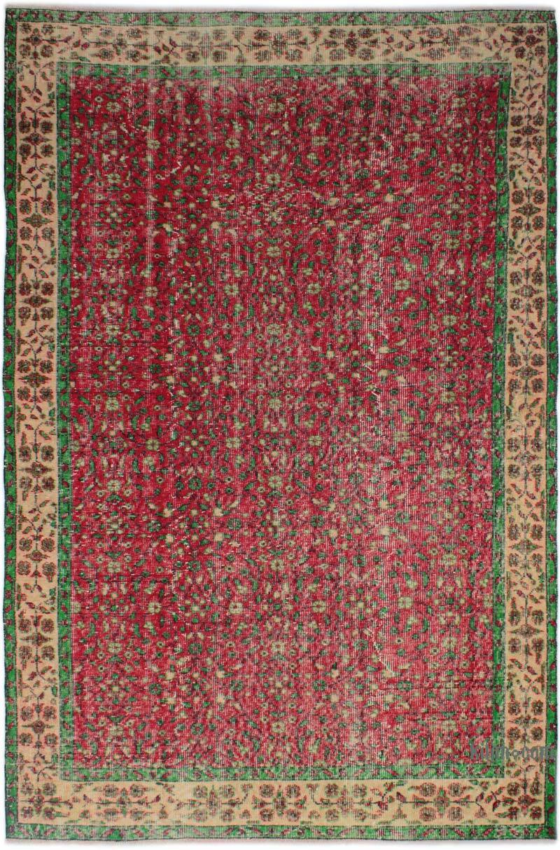 Vintage Turkish Hand-Knotted Rug - 5' 3" x 8' 2" (63" x 98") - K0083126
