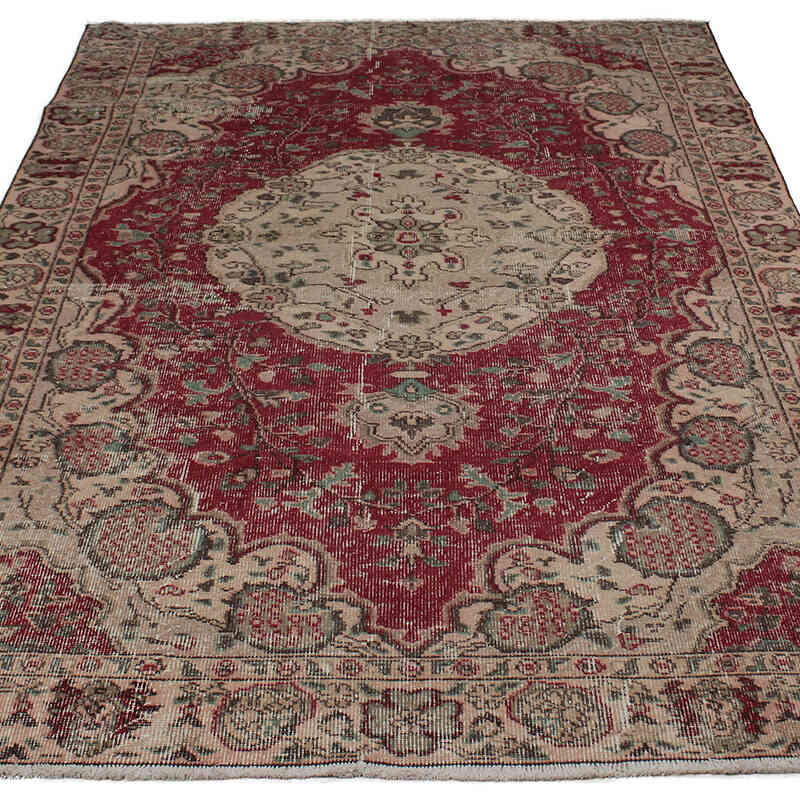 Vintage Turkish Hand-Knotted Rug - 5' 3" x 8' 7" (63" x 103") - K0083128