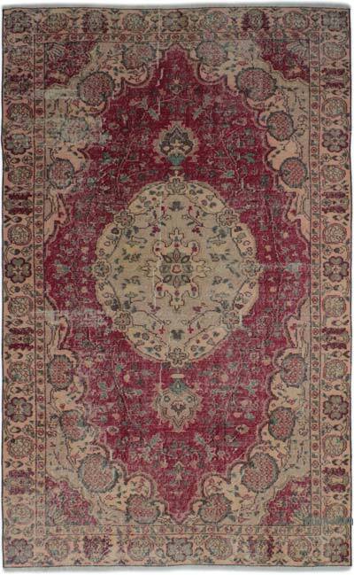 Vintage Turkish Hand-Knotted Rug - 5' 3" x 8' 7" (63" x 103")
