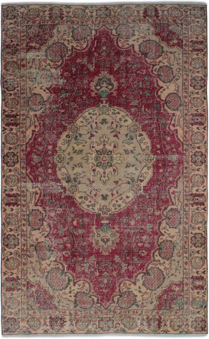 Vintage Turkish Hand-Knotted Rug - 5' 3" x 8' 7" (63" x 103") - K0083128