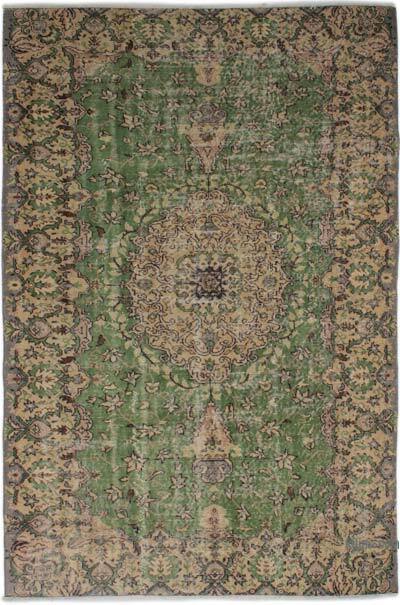 Alfombra Vintage Turca Anudada a Mano - 167 cm x 257 cm