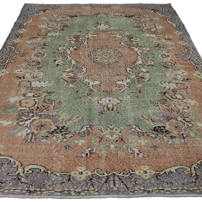 El Dokuma Vintage Halı - 186 cm x 290 cm - K0083130