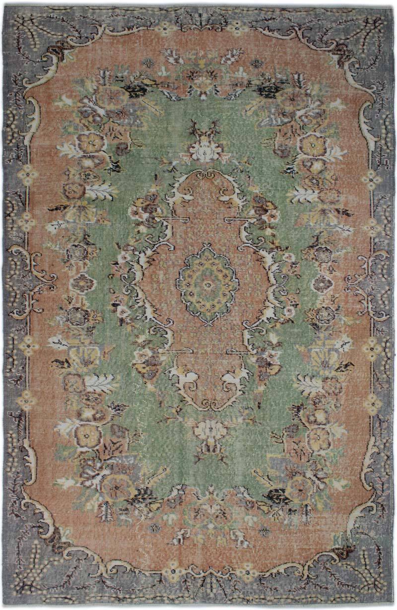 El Dokuma Vintage Halı - 186 cm x 290 cm - K0083130