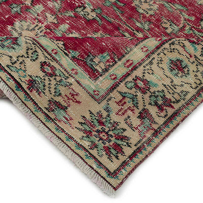 Vintage Turkish Hand-Knotted Rug - 5' 7" x 9' 1" (67" x 109") - K0083131