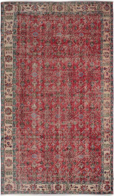 Vintage Turkish Hand-Knotted Rug - 5' 3" x 9' 3" (63" x 111")