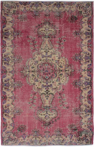 Vintage Turkish Hand-Knotted Rug - 5' 5" x 8' 8" (65" x 104")
