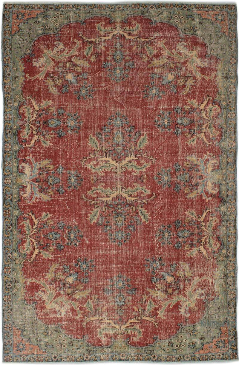 El Dokuma Vintage Halı - 174 cm x 274 cm - K0083135
