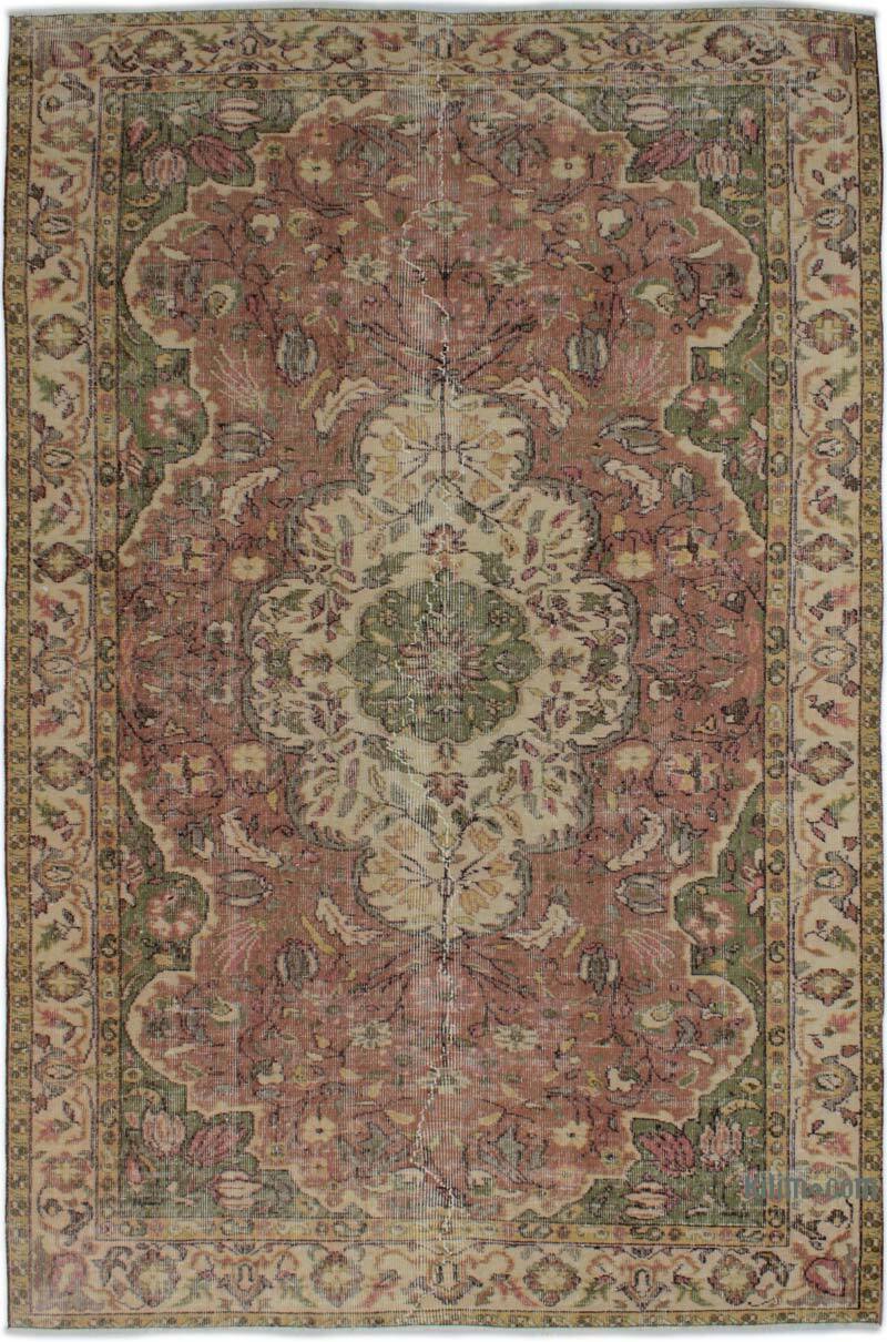 Alfombra Vintage Turca Anudada a Mano - 167 cm x 257 cm - K0083137
