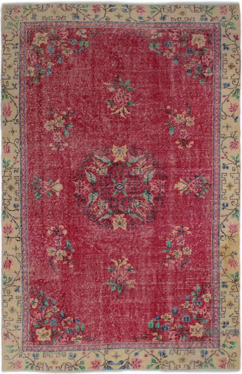 El Dokuma Vintage Halı - 163 cm x 257 cm - K0083138