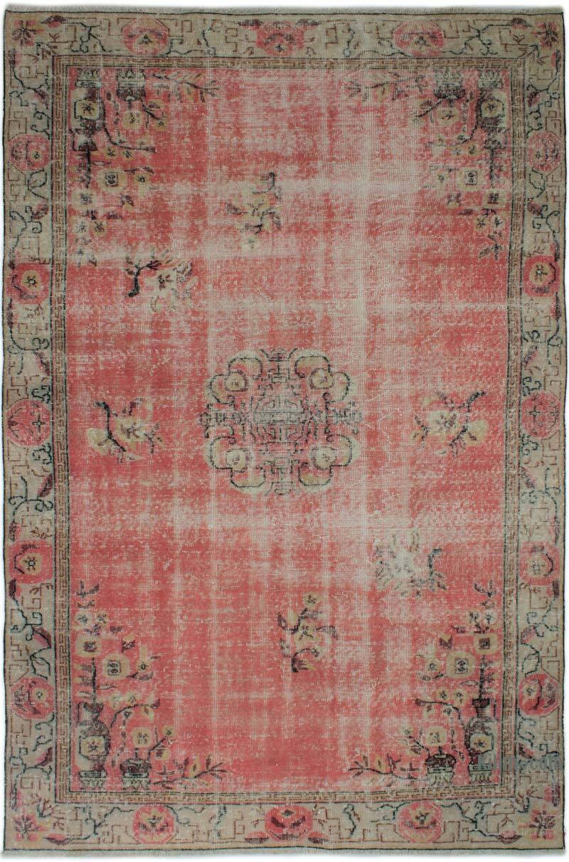 El Dokuma Vintage Halı - 181 cm x 285 cm - K0083141