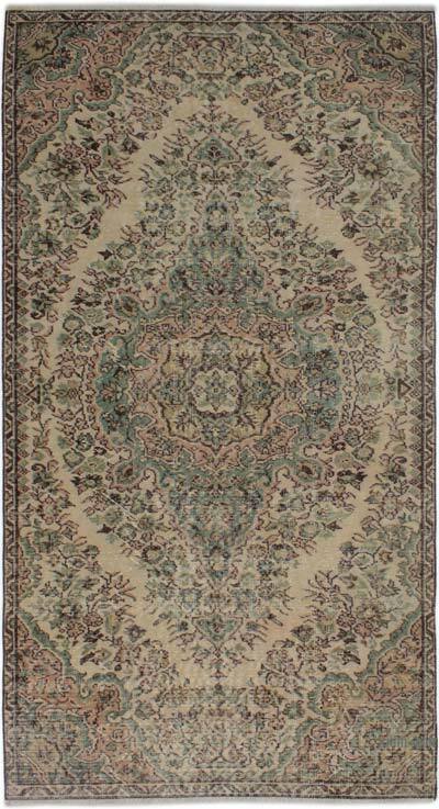 Vintage Turkish Hand-Knotted Rug - 4' 6" x 8' 5" (54" x 101")