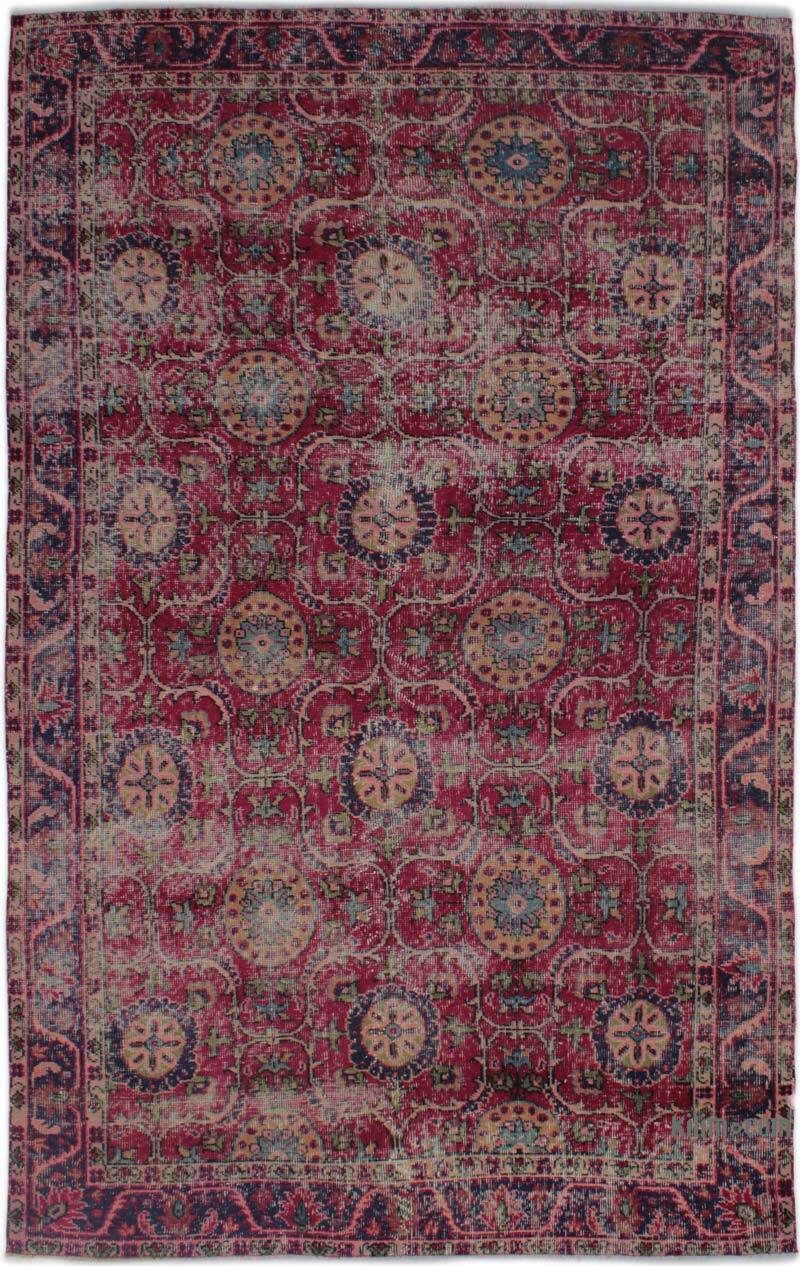 El Dokuma Vintage Halı - 146 cm x 237 cm - K0083143