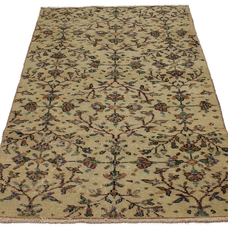 Alfombra Vintage Turca Anudada a Mano - 97 cm x 185 cm - K0083145