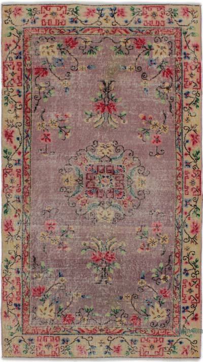 Vintage Turkish Hand-Knotted Rug - 3' 8" x 6' 6" (44" x 78")