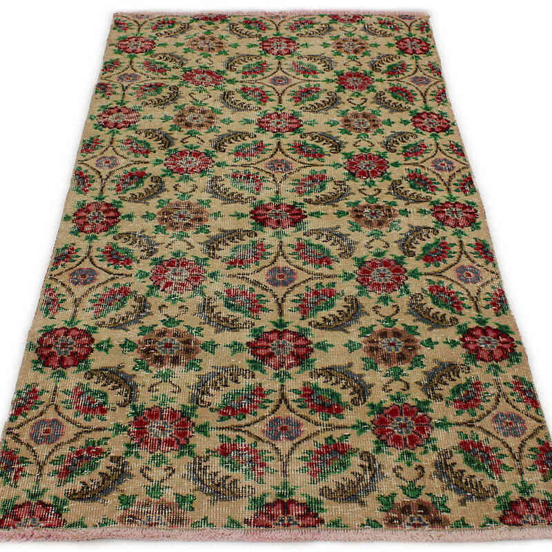 Vintage Turkish Hand-Knotted Rug - 3' 2" x 5' 10" (38" x 70") - K0083148