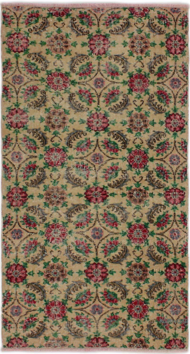Vintage Turkish Hand-Knotted Rug - 3' 2" x 5' 10" (38" x 70") - K0083148