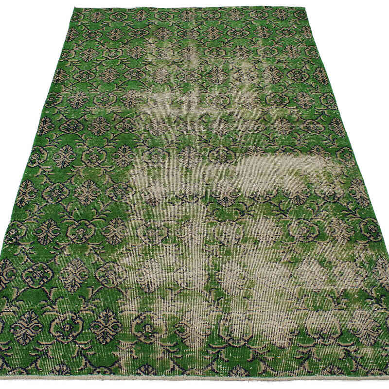 El Dokuma Vintage Halı - 115 cm x 200 cm - K0083149