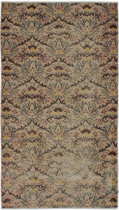 El Dokuma Vintage Halı - 110 cm x 192 cm