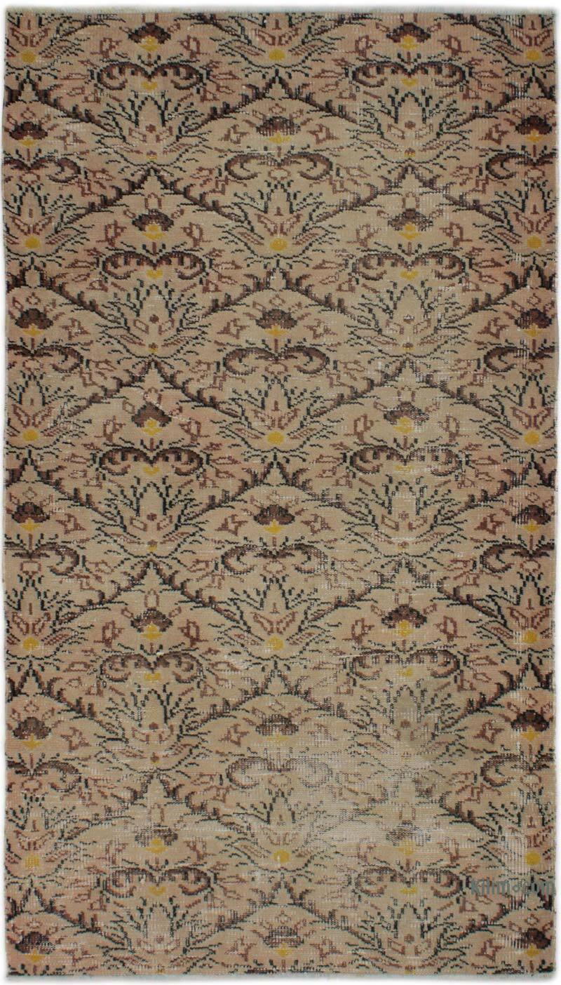 Vintage Turkish Hand-Knotted Rug - 3' 7" x 6' 4" (43" x 76") - K0083151