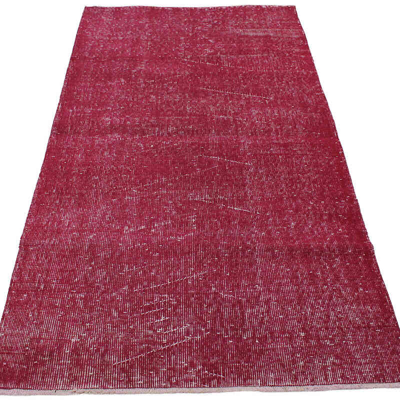 Alfombra Turca Vintage Sobre-teñida - 100 cm x 191 cm - K0083152