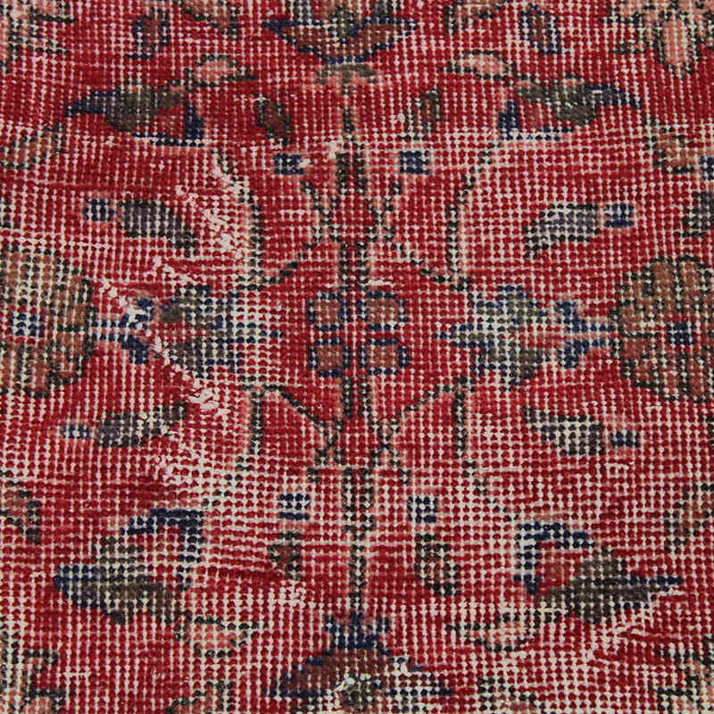Alfombra Vintage Turca Anudada a Mano - 112 cm x 212 cm - K0083154