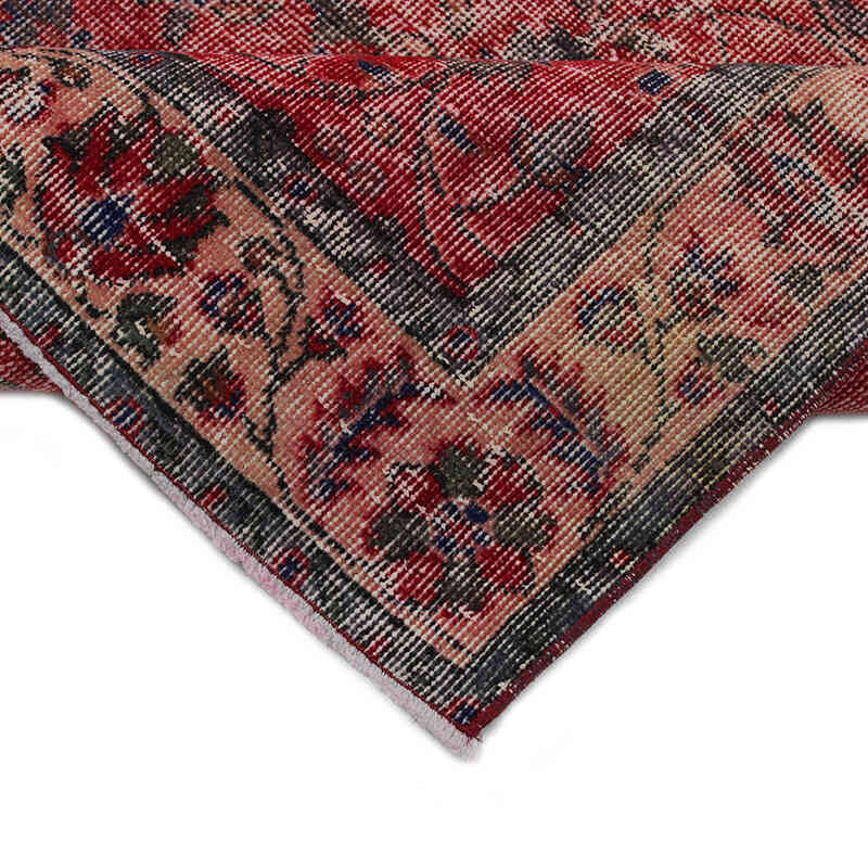 Alfombra Vintage Turca Anudada a Mano - 112 cm x 212 cm - K0083154