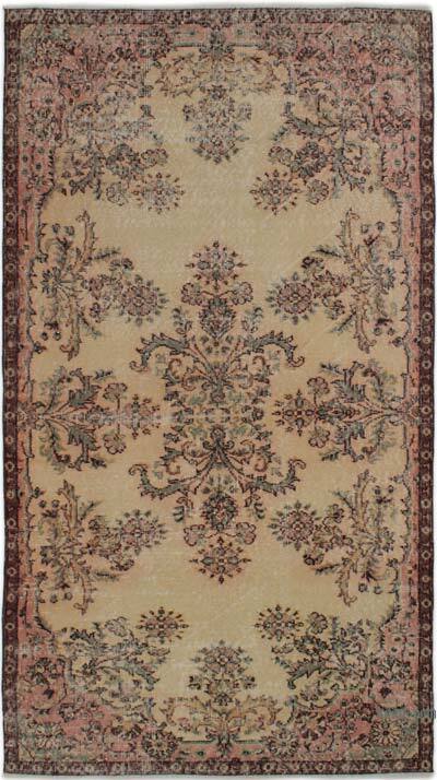 Vintage Turkish Hand-Knotted Rug - 3' 10" x 7'  (46" x 84")