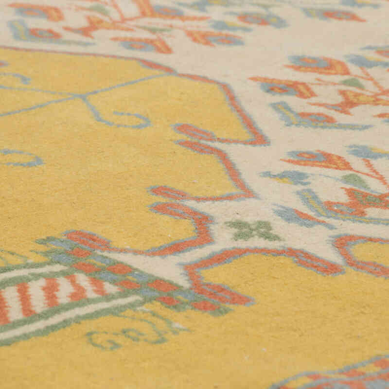 Vintage Turkish Hand-Knotted Rug - 4' 6" x 5' 1" (54" x 61") - K0083156