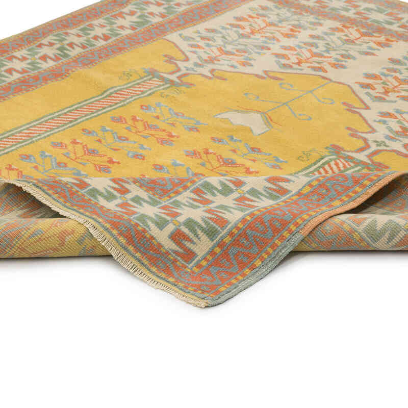 Vintage Turkish Hand-Knotted Rug - 4' 6" x 5' 1" (54" x 61") - K0083156