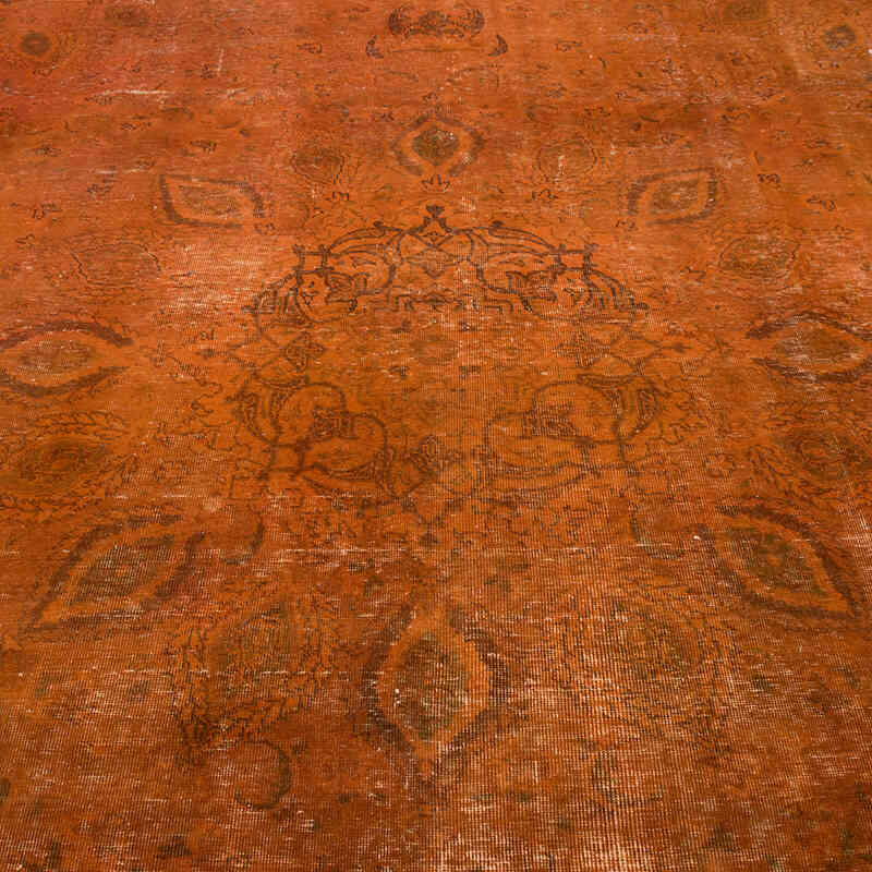 Boyalı El Dokuma Vintage Halı - 241 cm x 320 cm - K0083157