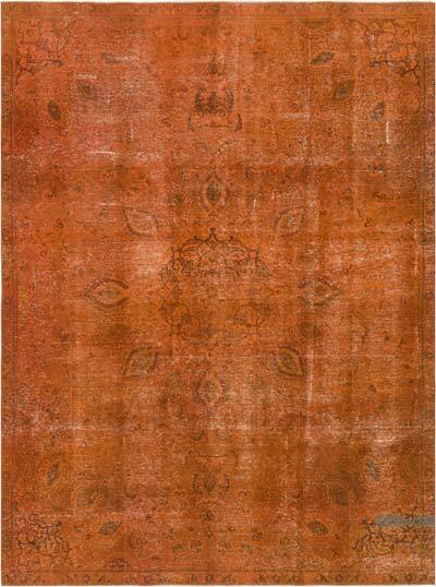 Over-dyed Vintage Hand-Knotted Turkish Rug - 7' 11" x 10' 6" (95" x 126")