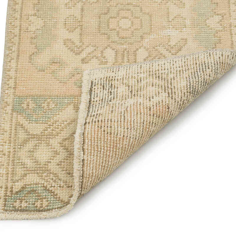 Alfombra Vintage Turca Anudada a Mano - 45 cm x 86 cm - K0083160