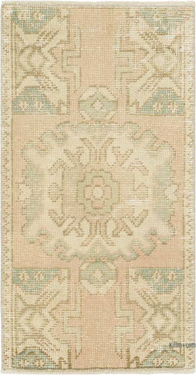 Alfombra Vintage Turca Anudada a Mano - 45 cm x 86 cm
