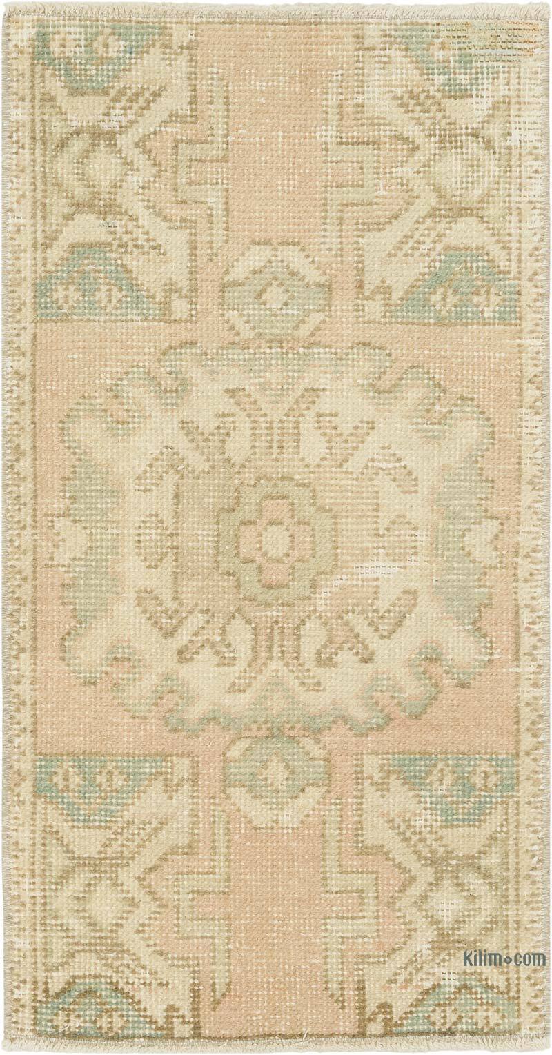 Alfombra Vintage Turca Anudada a Mano - 45 cm x 86 cm - K0083160