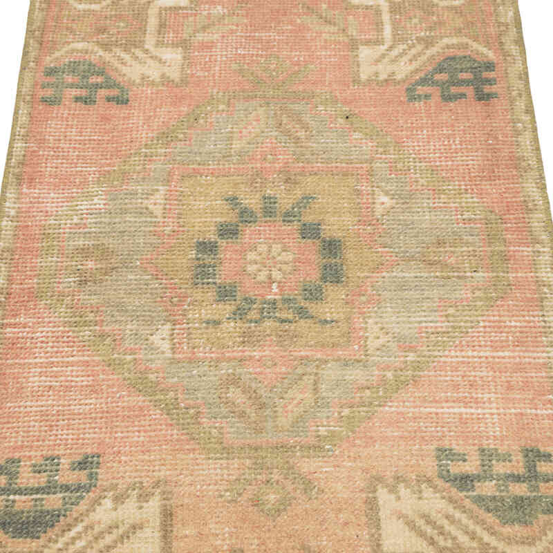 Vintage Turkish Hand-Knotted Rug - 1' 6" x 3' 1" (18" x 37") - K0083165