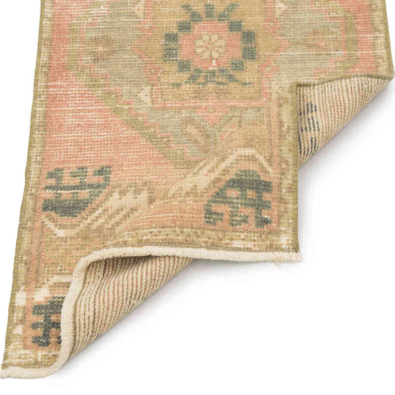 Vintage Turkish Hand-Knotted Rug - 1' 6" x 3' 1" (18" x 37") - K0083165