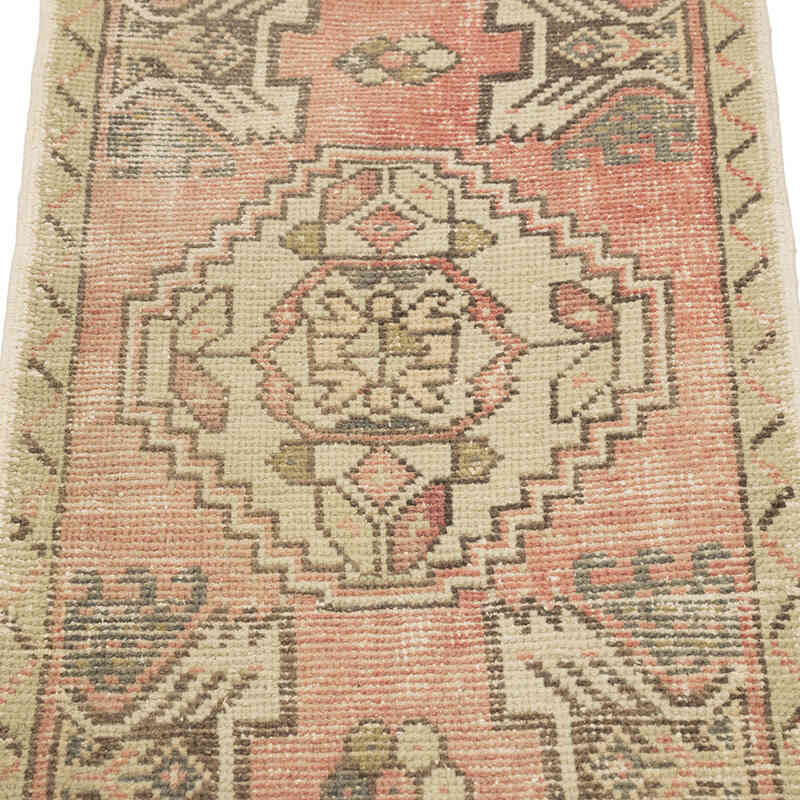 Vintage Turkish Hand-Knotted Rug - 1' 9" x 3' 3" (21" x 39") - K0083166