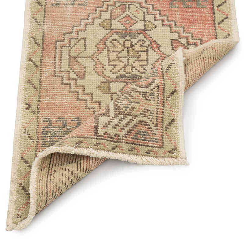 Vintage Turkish Hand-Knotted Rug - 1' 9" x 3' 3" (21" x 39") - K0083166
