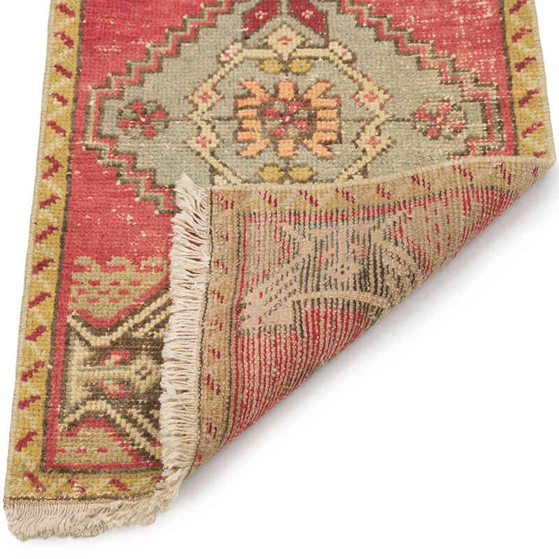 El Dokuma Vintage Halı - 47 cm x 83 cm - K0083168