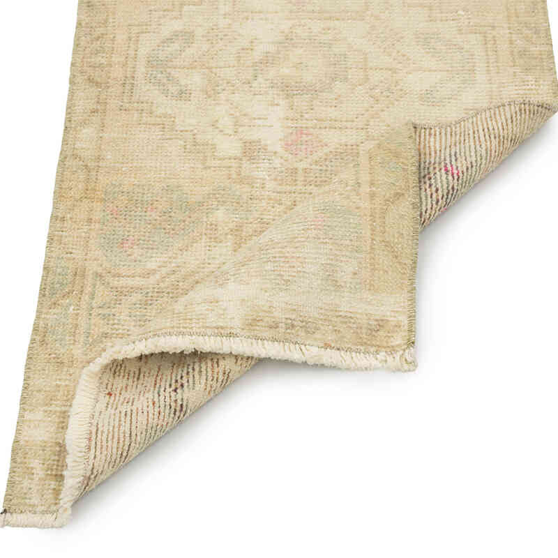 Alfombra Vintage Turca Anudada a Mano - 46 cm x 92 cm - K0083169
