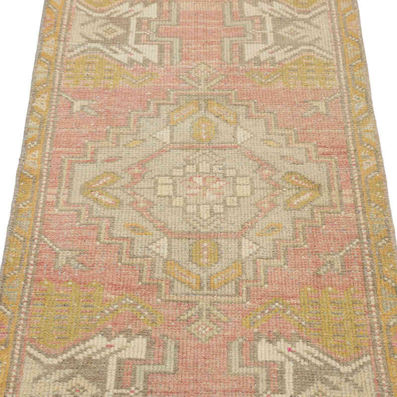 Alfombra Vintage Turca Anudada a Mano - 50 cm x 95 cm - K0083170