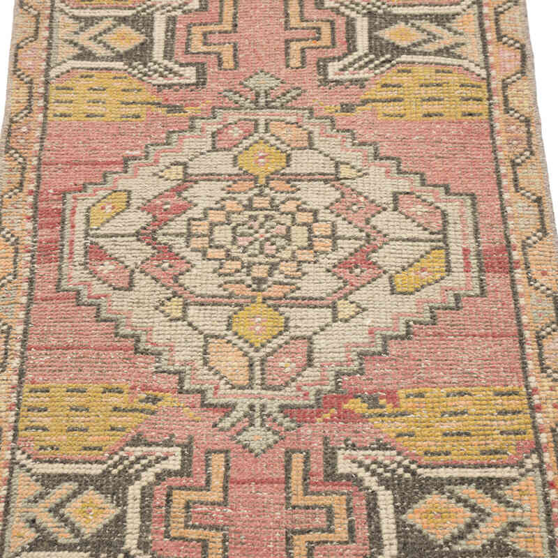 Vintage Turkish Hand-Knotted Rug - 1' 8" x 2' 11" (20" x 35") - K0083174